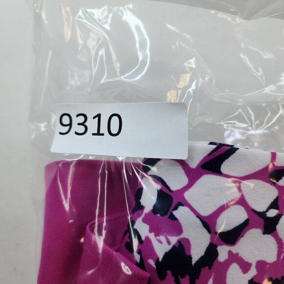 Maya Brooke Dress 2pc Jacket 10 Navy Pink Midi Mother Bride Groom Wedding Event - Picture 16 of 16